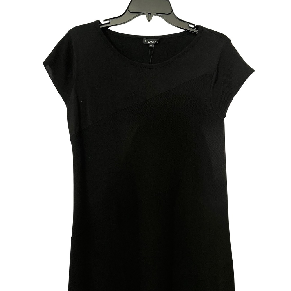 BITTE KAI RAND Copenhagen Asymmetrical Short Sleeve Knit Dress 143-114 - Picture 4 of 10